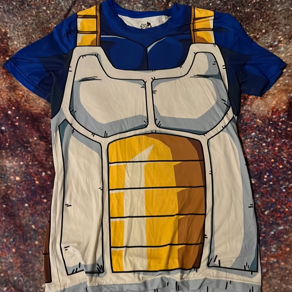 Dragon Ball Z-  Saiyan Battle Armor workout shirt by “Just Saiyan”